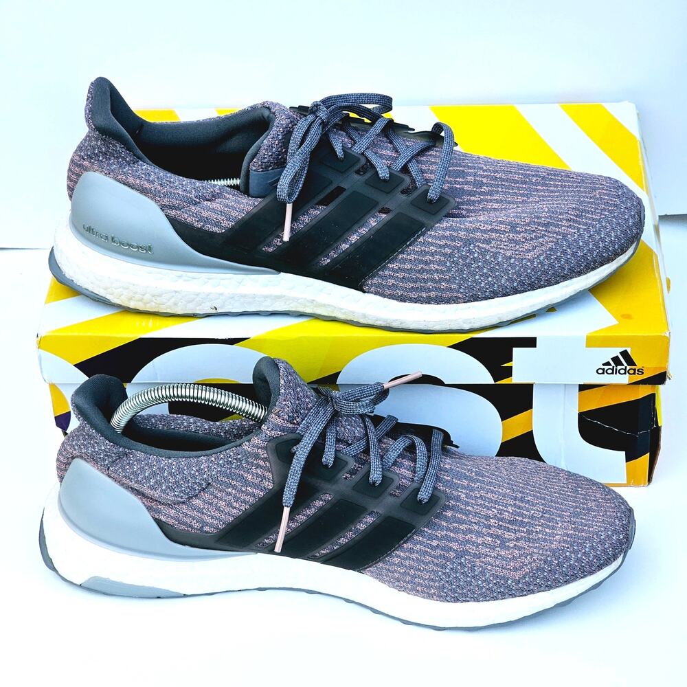 Adidas Ultra Boost  Gray/ Pink 2017 Size 14